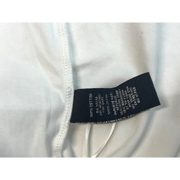 Catherine Malandrino Flutter-Sleeves Top, White, L - Picture 8 of 12